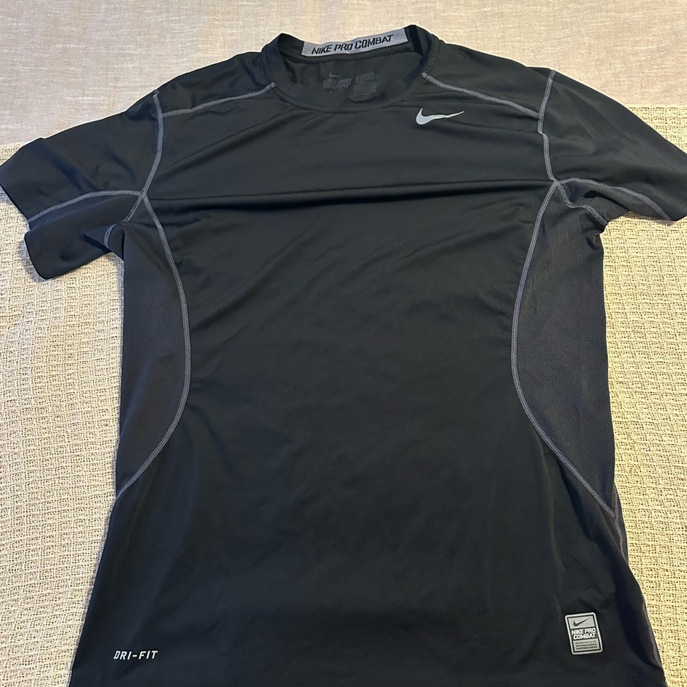 Nike Pro Combat Black Dri-FIT Shirt